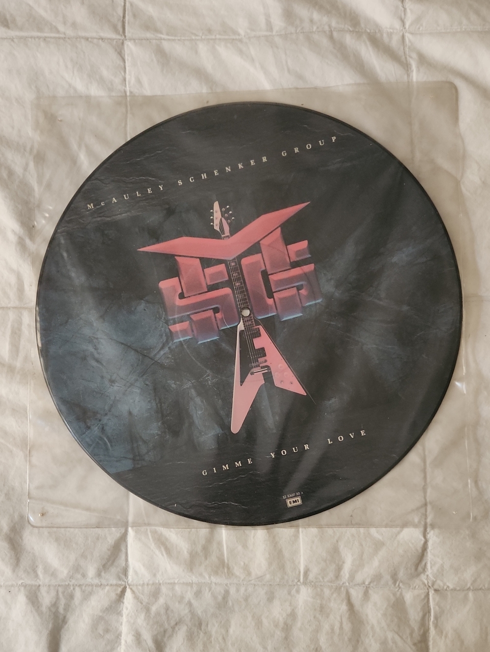 McAuley Schenker Group "Gimme Your Love" Import Vintage Vinyl Record